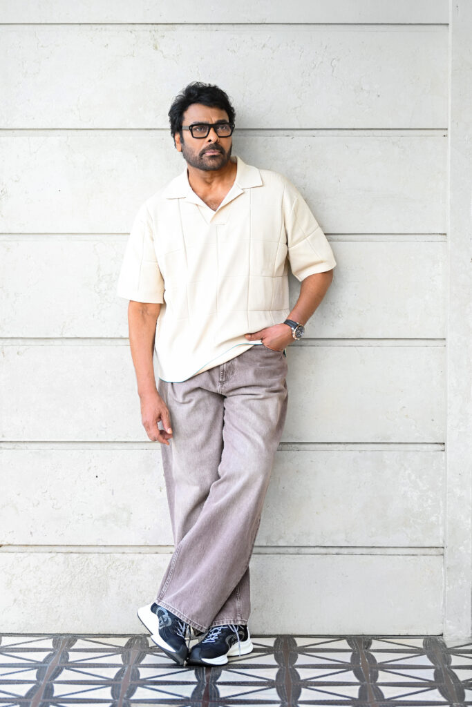 Chiranjeevi in a portrait photographed in May 2026; not a Megaverse production still.