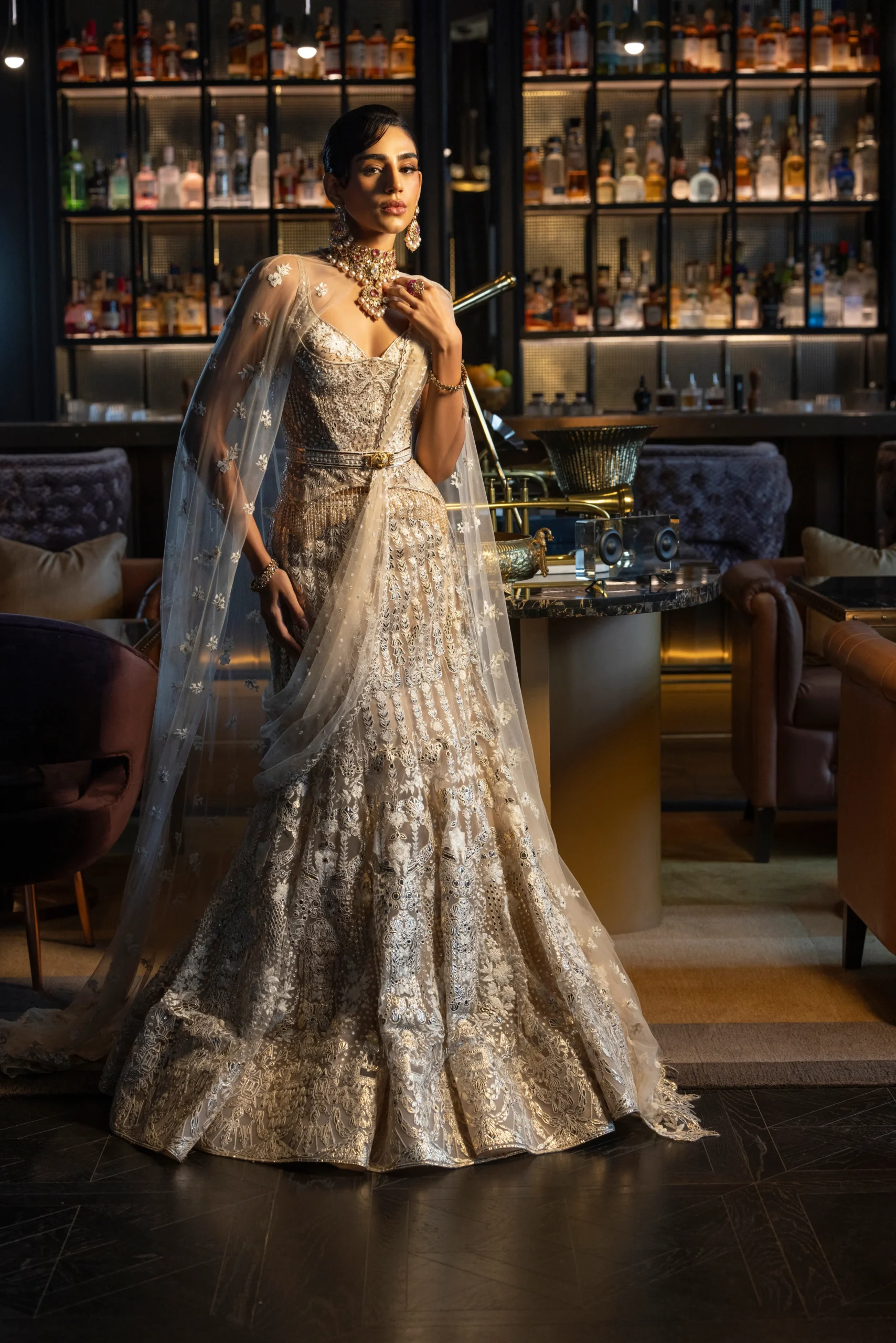 Falguni Shane Peacock bridal look from The Great Indian Wedding Book 6.0