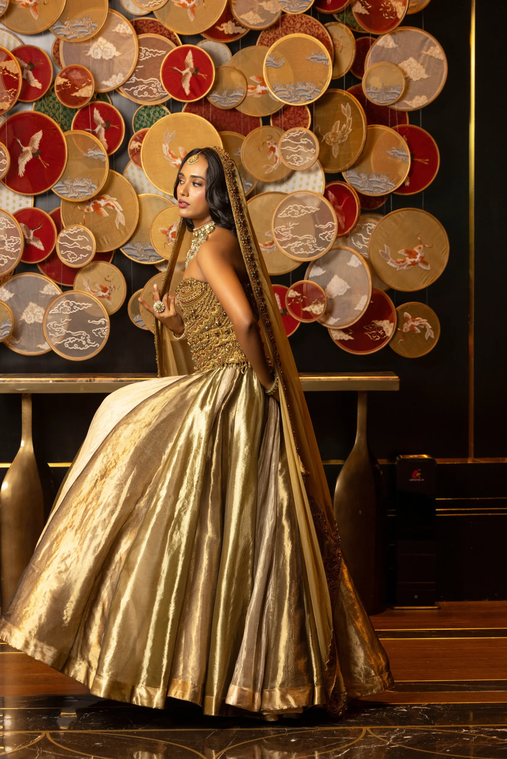 Itrh bridal look from The Great Indian Wedding Book 6.0