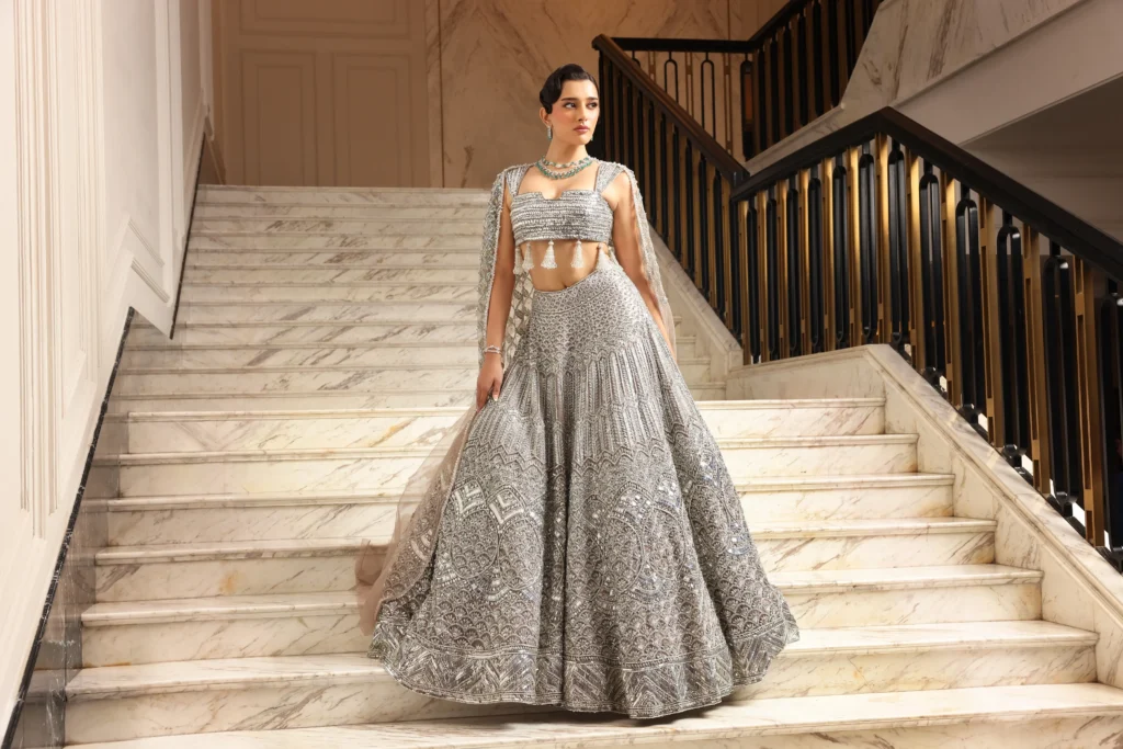 manish malhotra bridal look from The Great Indian Wedding Book 6.0; photograph by Pravin Talan